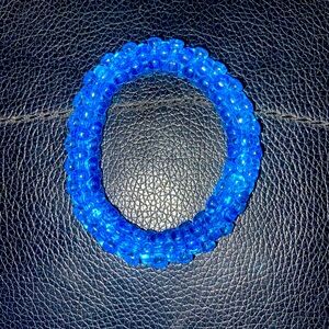 AQUA OCEAN BEADED BRACELET